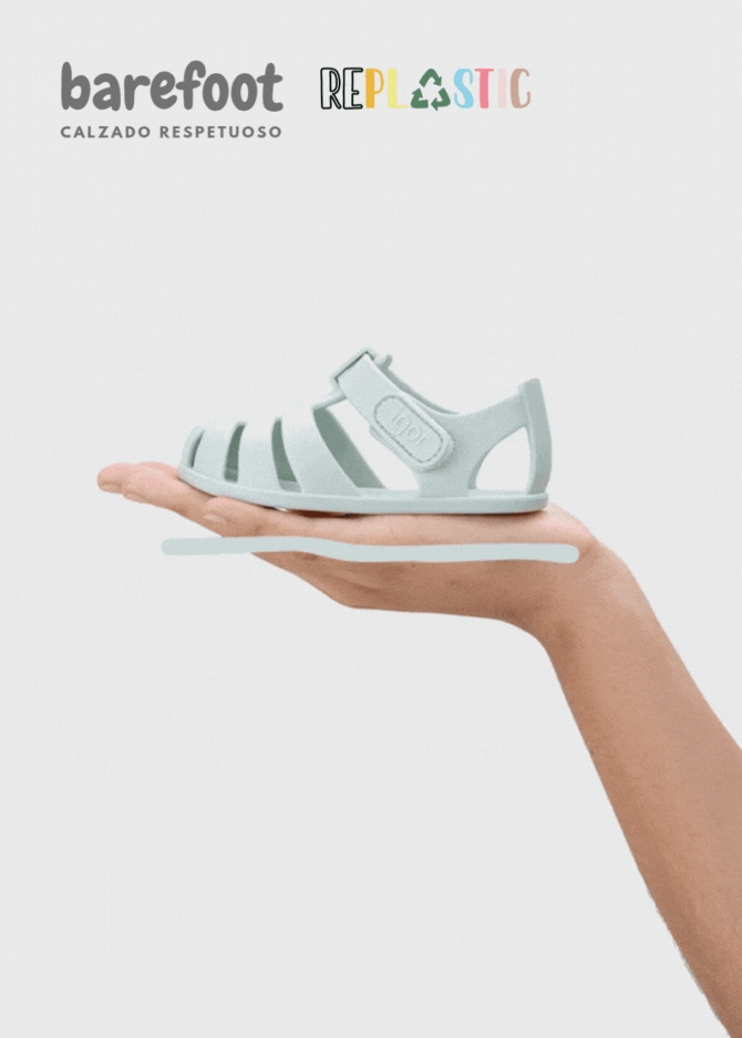 CANGREJERA BAREFOOT NEMO - VERDE MINT