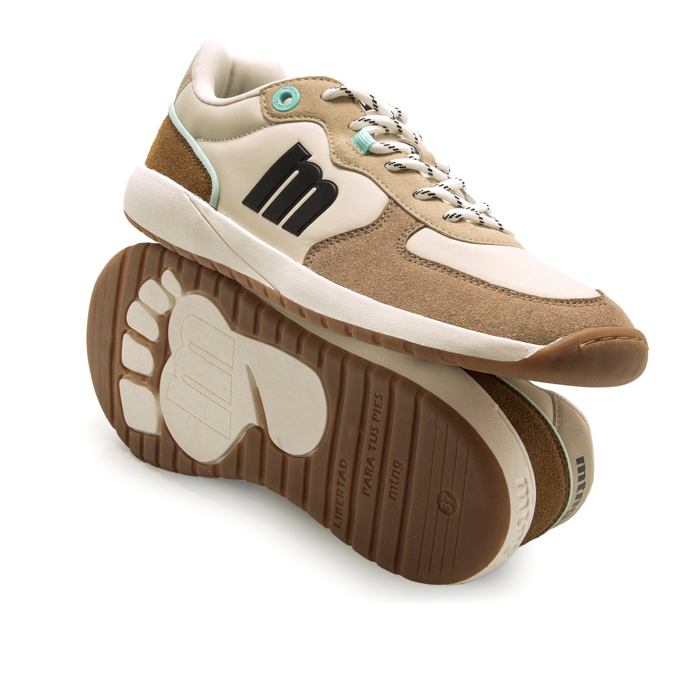 DEPORTIVA BAREFOOT ADULTOS EME - BEIGE Y TAUPE