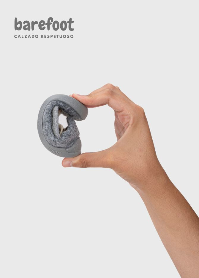 BOTIN COMFY BAREFOOT - GRIS BAMBI