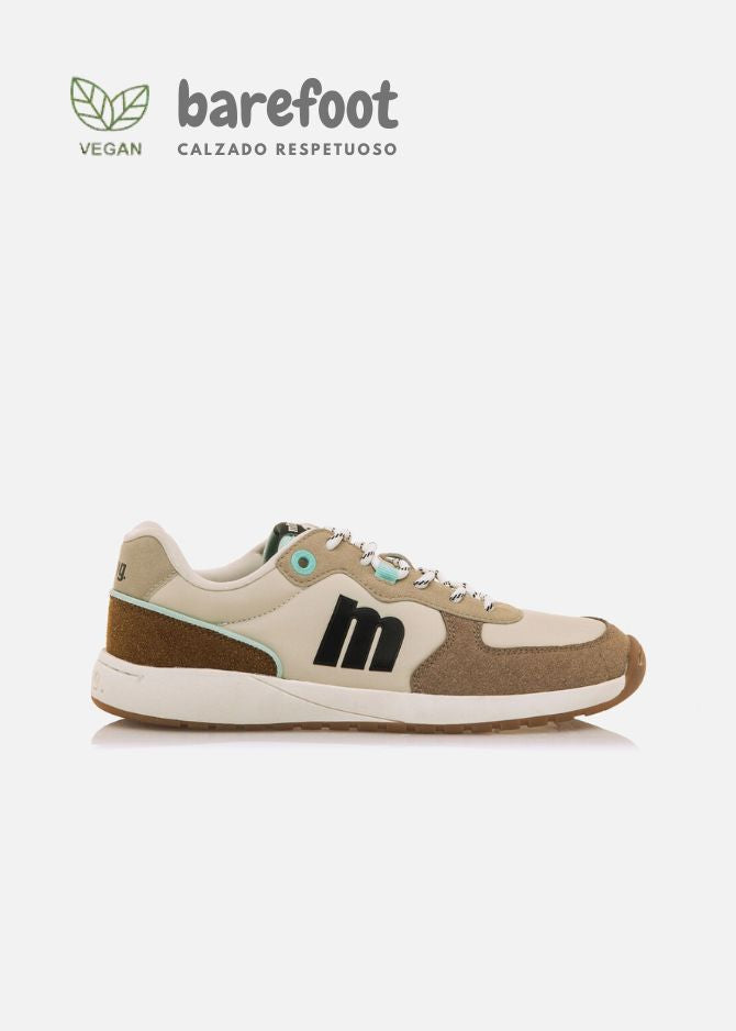 DEPORTIVA BAREFOOT ADULTOS EME - BEIGE Y TAUPE