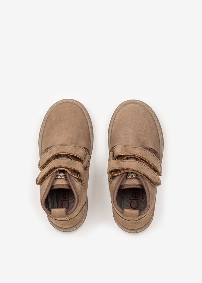 BOTIN SAFARI DOBLE VELCRO - NAPA BEIGE