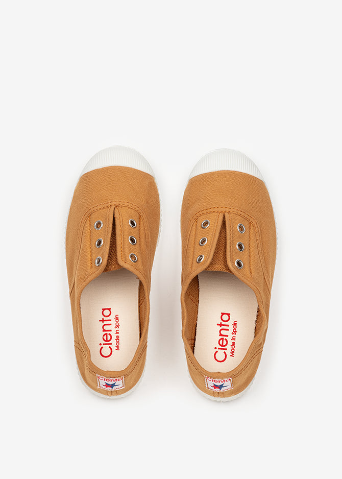 ZAPATILLA INGLESA - MOSTAZA SOLID