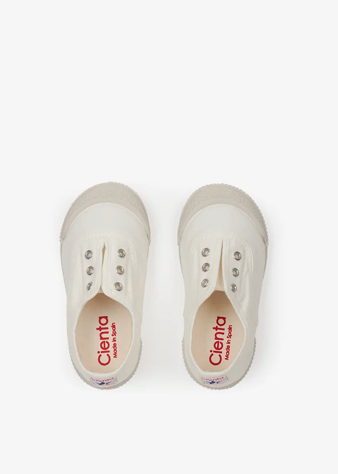 ZAPATILLA INGLESA BAREFOOT - BLANCA