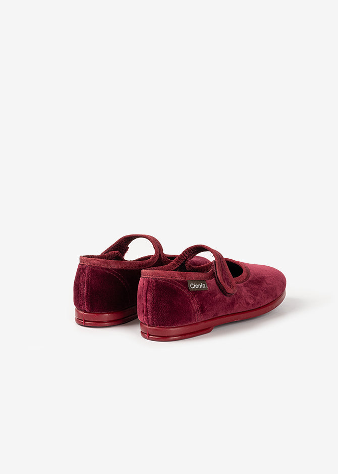 MERCEDITA TERCIOPELO BURDEO
