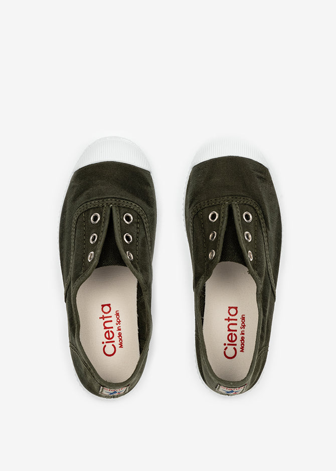 ZAPATILLA INGLESA - KHAKI DESGASTADO