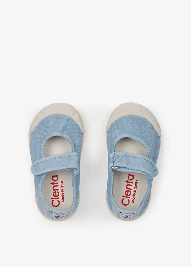 MERCEDITA BAREFOOT PUNTERA - AZUL CELESTE