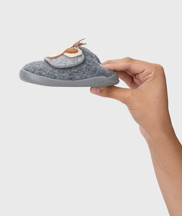 BOTIN COMFY BAREFOOT - GRIS BAMBI