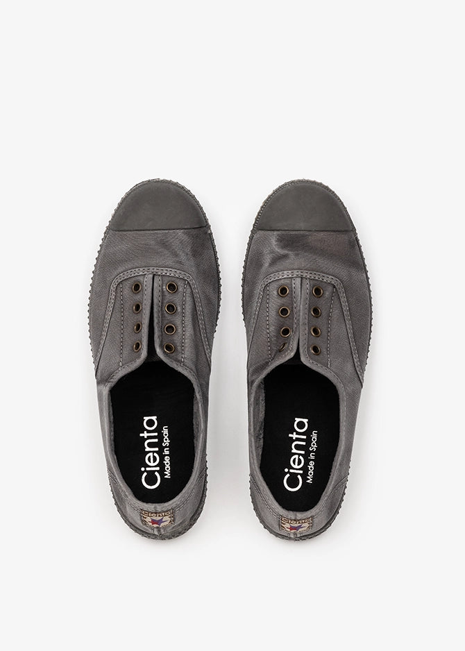 ZAPATILLA INGLESA CON FORRO INTERIOR - NEGRO