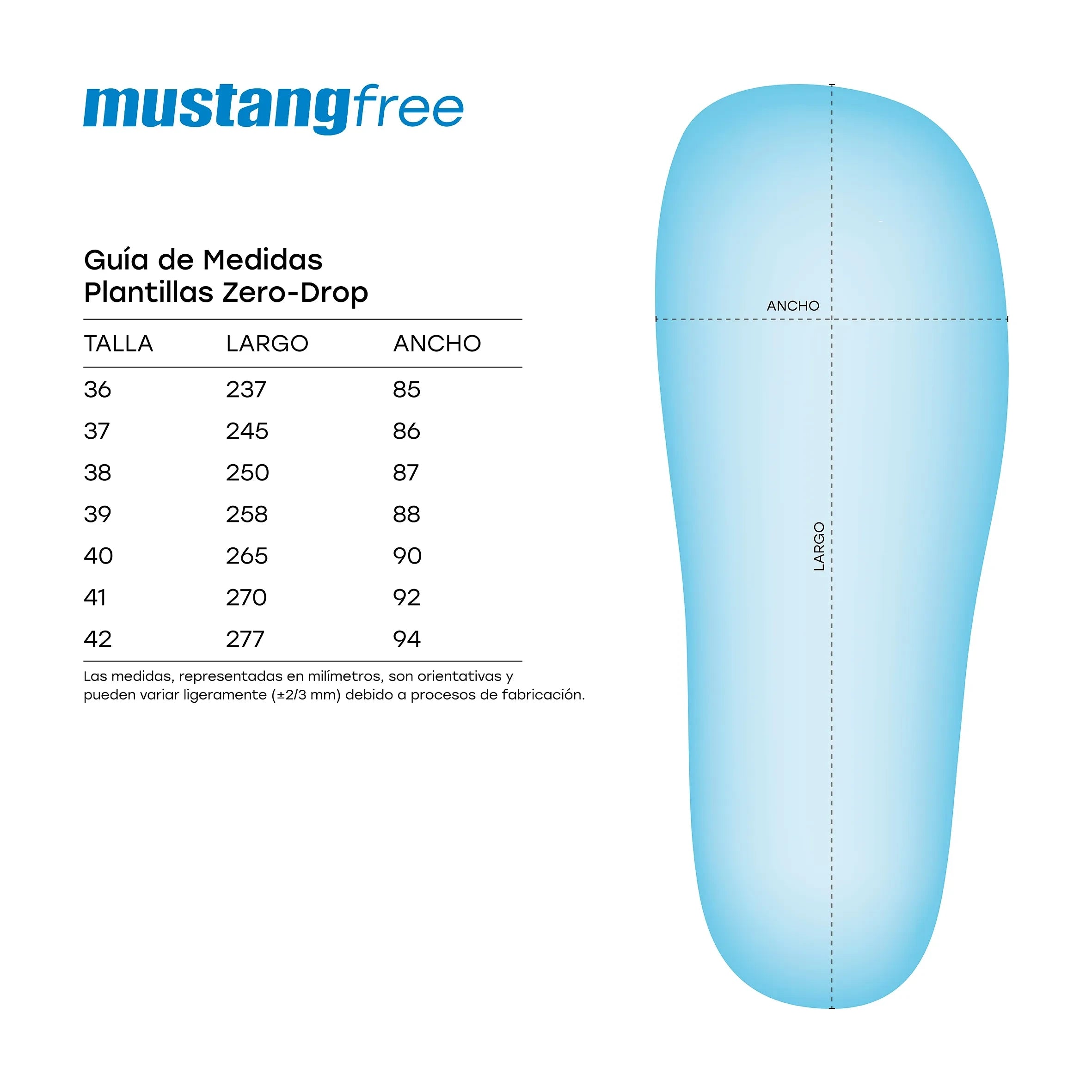 DEPORTIVA BAREFOOT ADULTOS ORBIT - AZUL CELESTE
