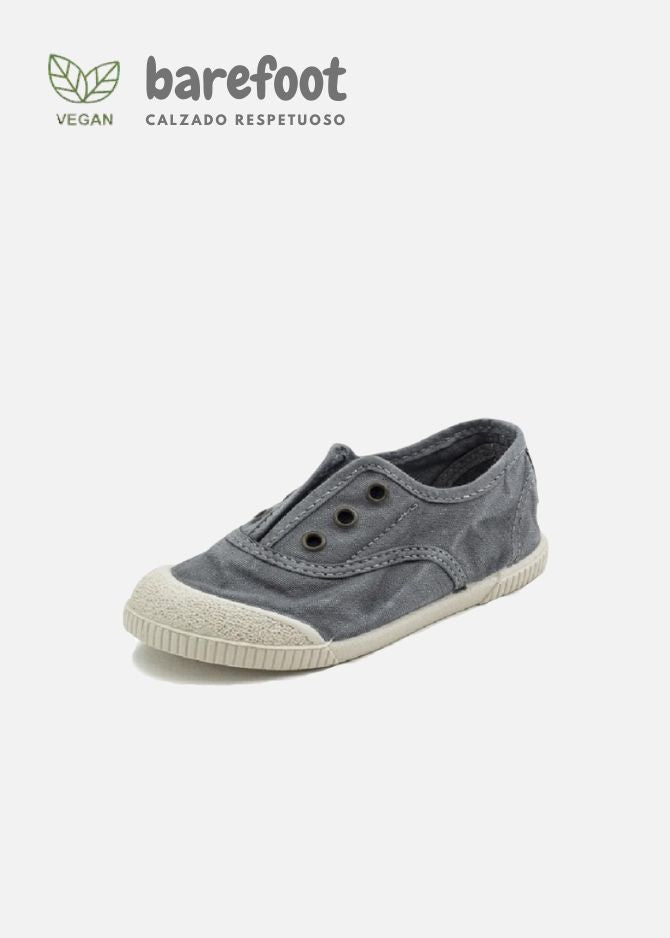 ZAPATILLA INGLESA BAREFOOT - GRIS