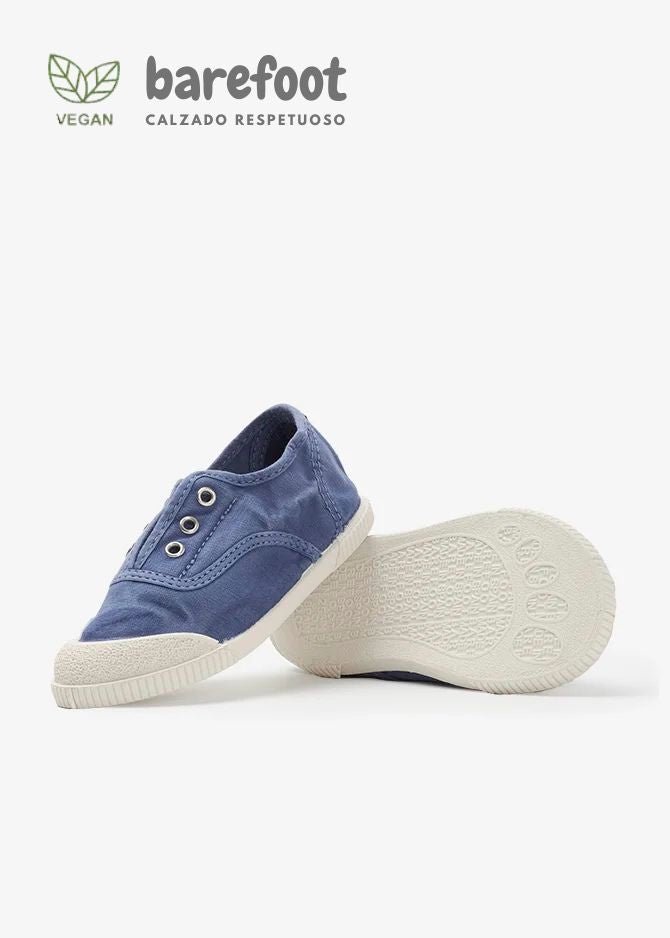 ZAPATILLA INGLESA BAREFOOT - MARINO