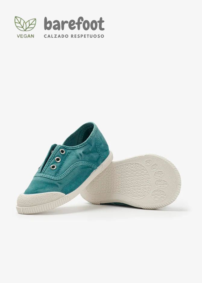 ZAPATILLA INGLESA BAREFOOT - VERDE JUNGLA