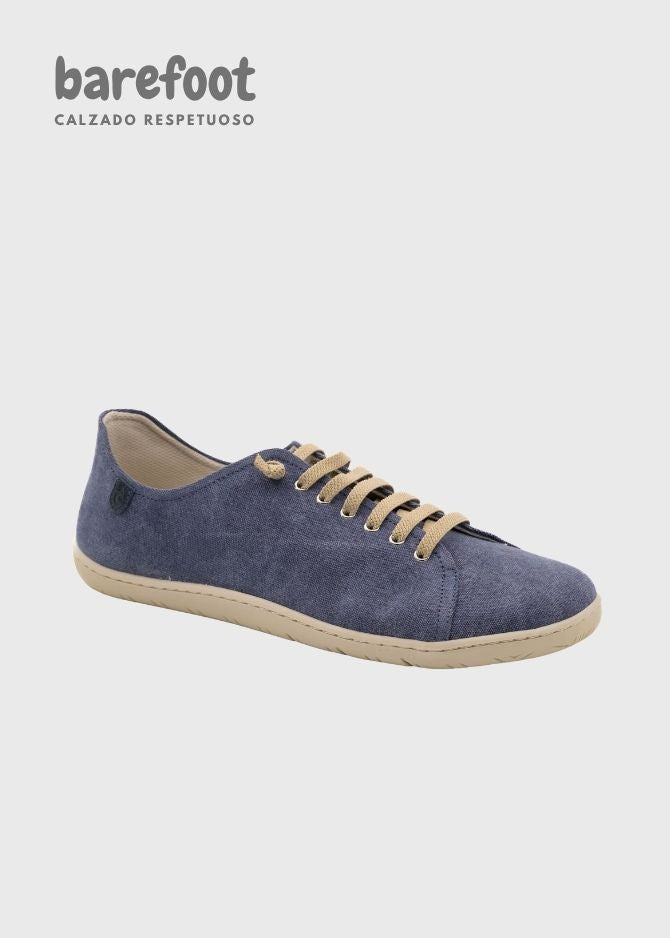 ZAPATILLA BAREFOOT LONA ADULTOS - MARINO
