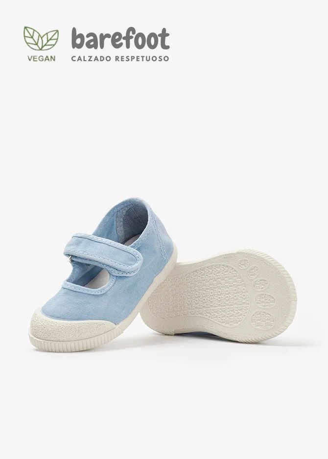 MERCEDITA BAREFOOT PUNTERA - AZUL CELESTE