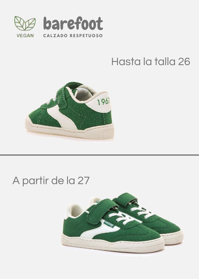 DEPORTIVA BAREFOOT WAVE - VERDE