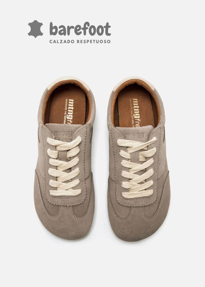 ZAPATILLA BAREFOOT ADULTOS MIA - GRIS PERLA