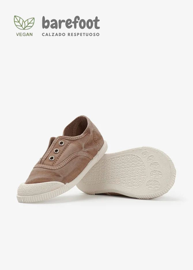 ZAPATILLA INGLESA BAREFOOT - BEIGE