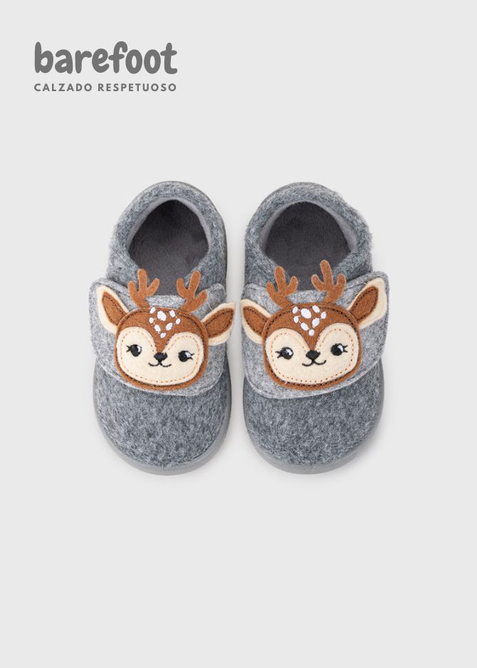 BOTIN COMFY BAREFOOT - GRIS BAMBI