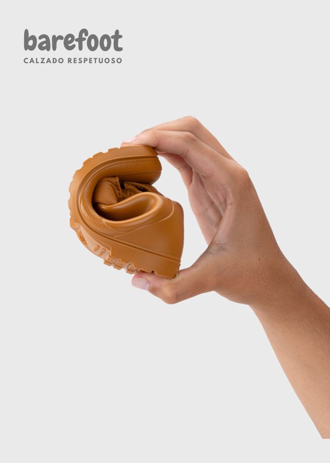 BOTA DE AGUA BAREFOOT MENDI - MOSTAZA