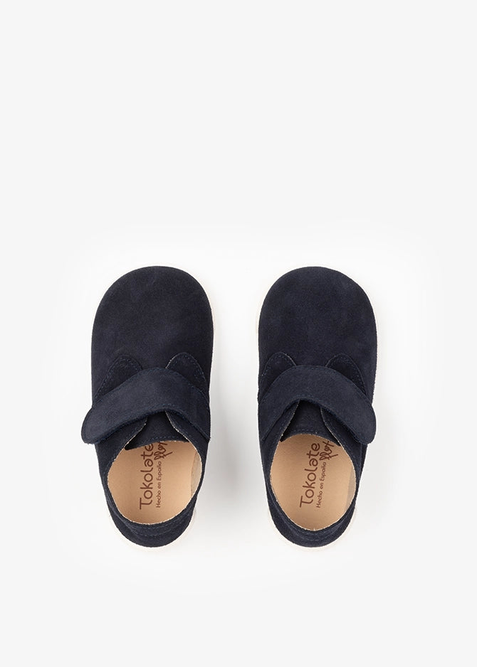 BOTIN VELCRO BAREFOOT - MARINO