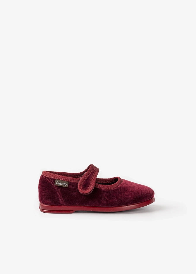 MERCEDITA TERCIOPELO BURDEO