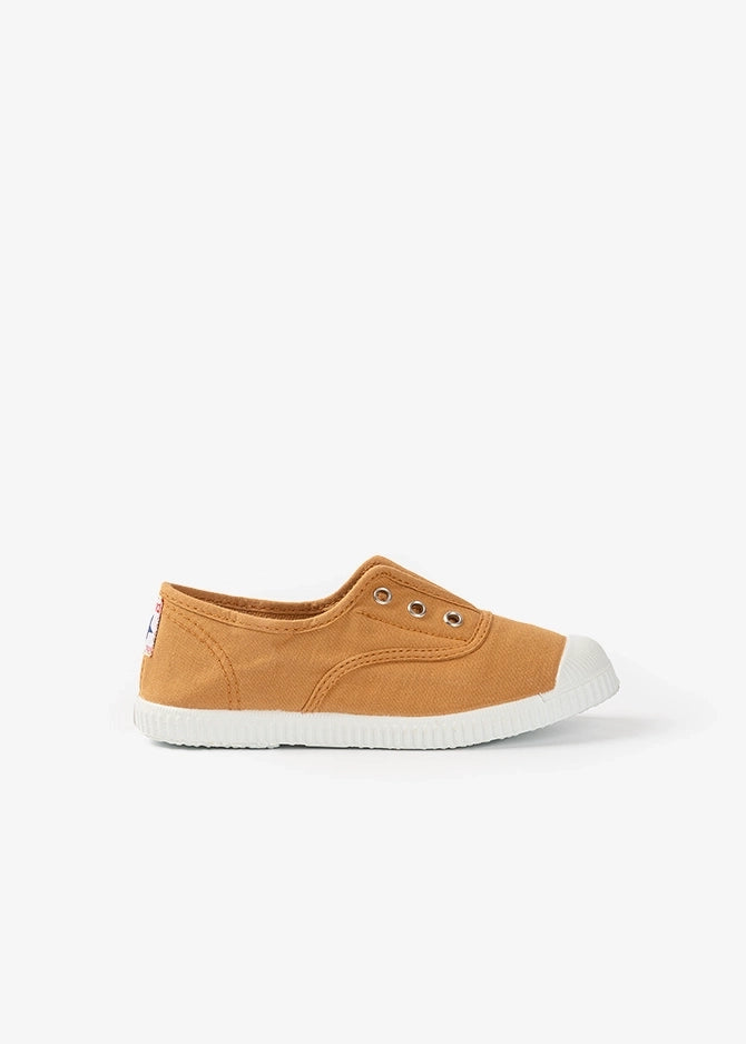 ZAPATILLA INGLESA - MOSTAZA SOLID