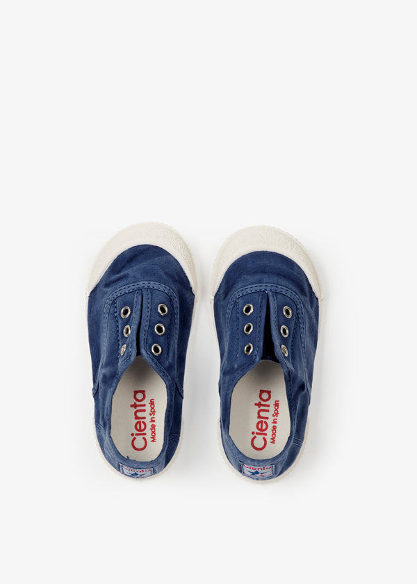 ZAPATILLA INGLESA BAREFOOT - MARINO