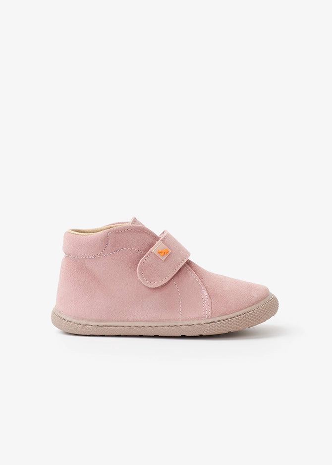 BOTIN CUERO BAREFOOT CON VELCRO CENIT - MAQUILLAJE