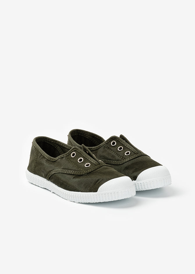 ZAPATILLA INGLESA - KHAKI DESGASTADO
