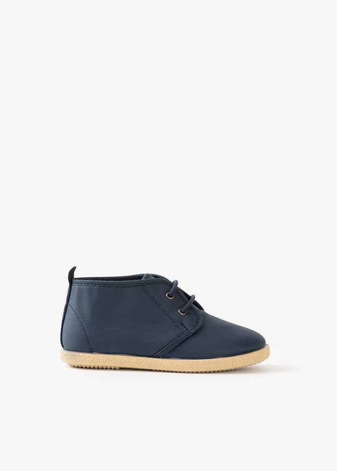 BOTIN SAFARI CORDONES - MARINO