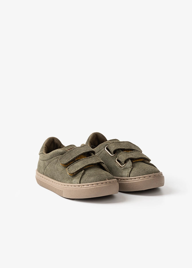 ZAPATILLA DOBLE VELCRO - SUEDE FOREST (2)